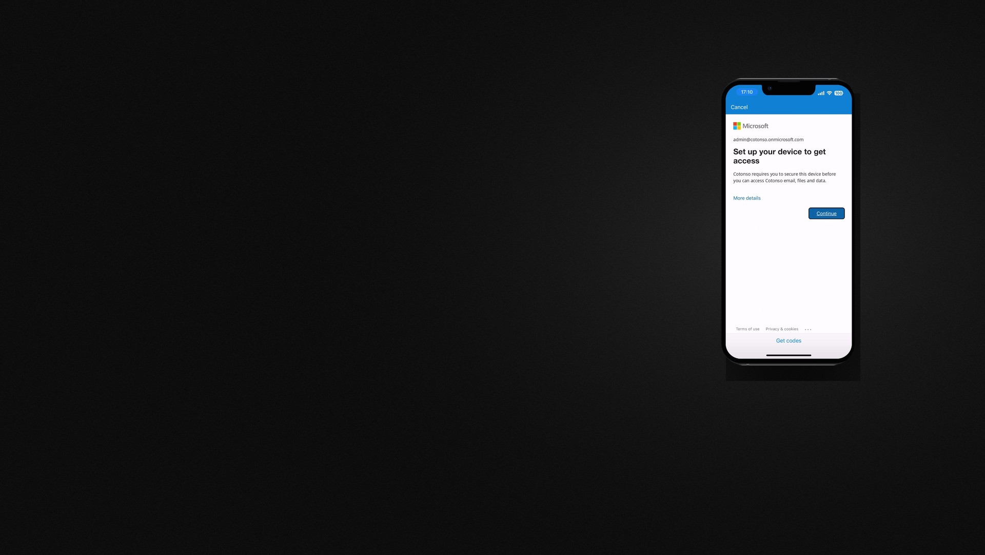 De iPhone is compliant, Intune zegt ja, en toch wordt de Mail app geblokkeerd